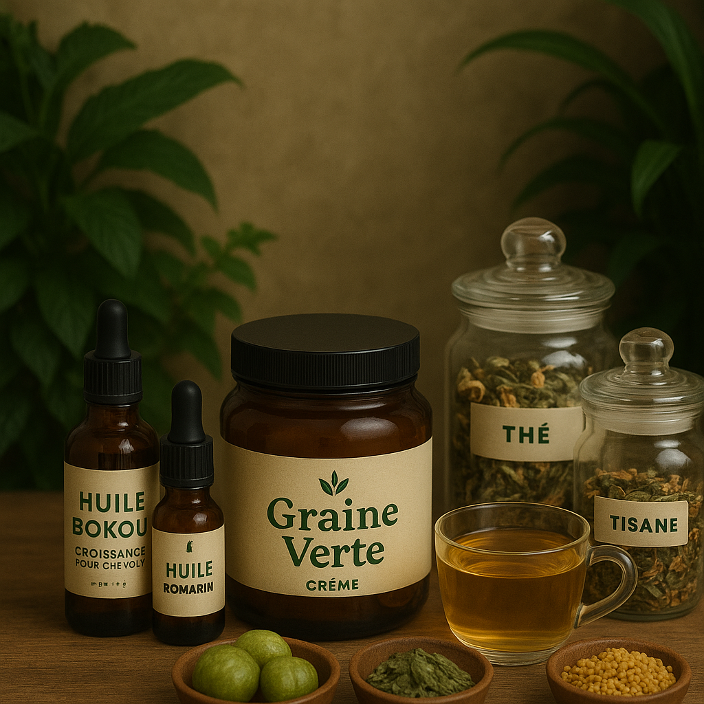 illustration creme et tisane